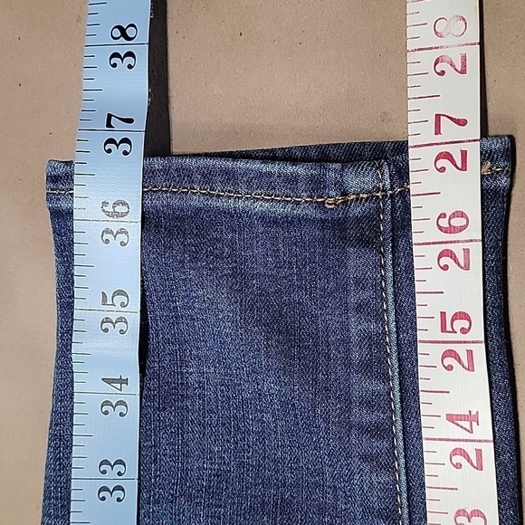 J Crew Stretch, Size 25, Skinny Blue Denim Jeans.  EUC - Picture 6 of 9